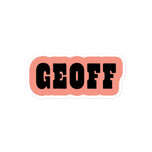 Obitchuary Logo & Geoff Sticker Set-1