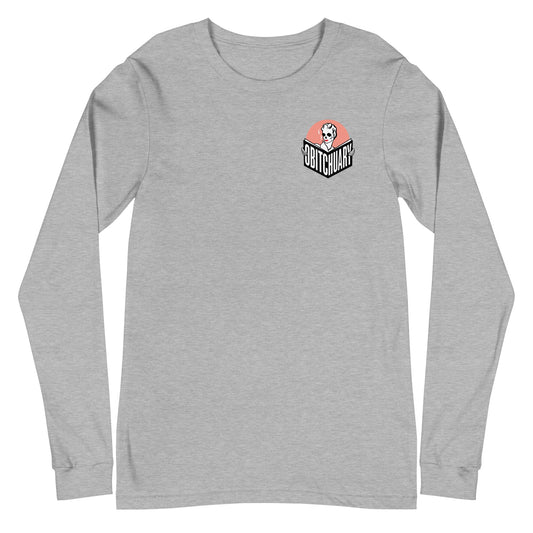 Obitchuary Logo Long Sleeve T-Shirt-0