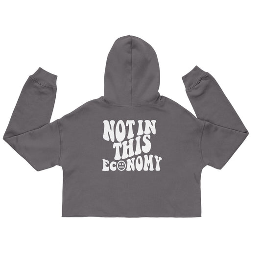 RedHanded Not In This Economy Cropped Hoodie-0