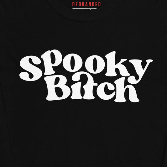 RedHanded Spooky Bitch Long-Sleeve T-Shirt-1