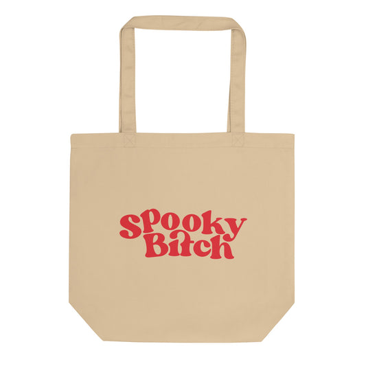 RedHanded Spooky Bitch Tote Bag-0