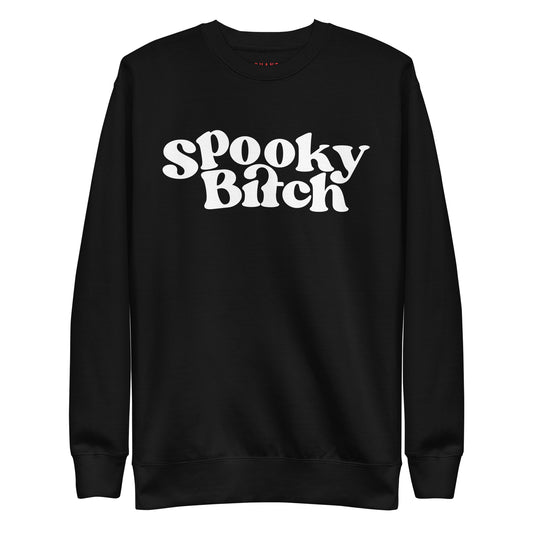 RedHanded Spooky Bitch Crewneck Sweatshirt-0