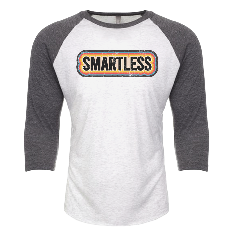 SmartLess Arnett 3/4 Sleeve Baseball T-Shirt