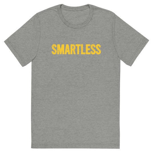 SmartLess Logo Adult Tri-Blend T-Shirt-13