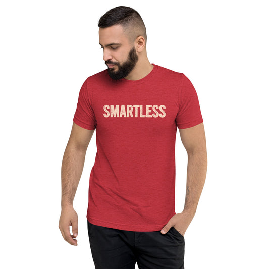 SmartLess Logo Adult Tri-Blend T-Shirt-8