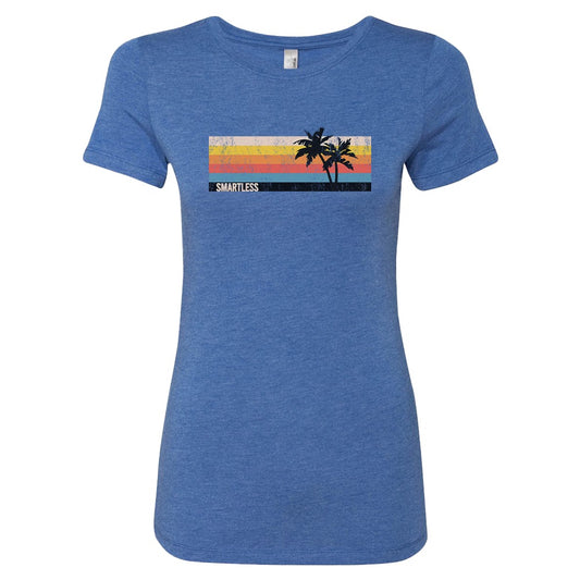 SmartLess Palm Women's Tri-Blend T-Shirt-2