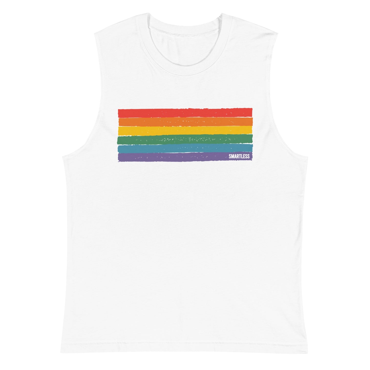 SmartLess Pride Stripes Muscle Tank Top