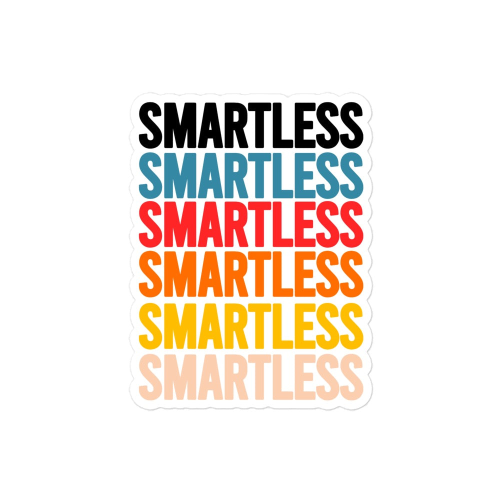 SmartLess Logo Die Cut Sticker