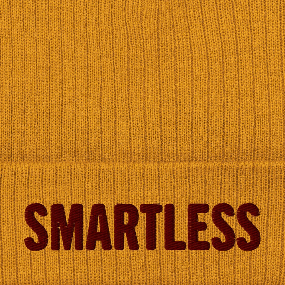 SmartLess Yellow Ribbed Beanie