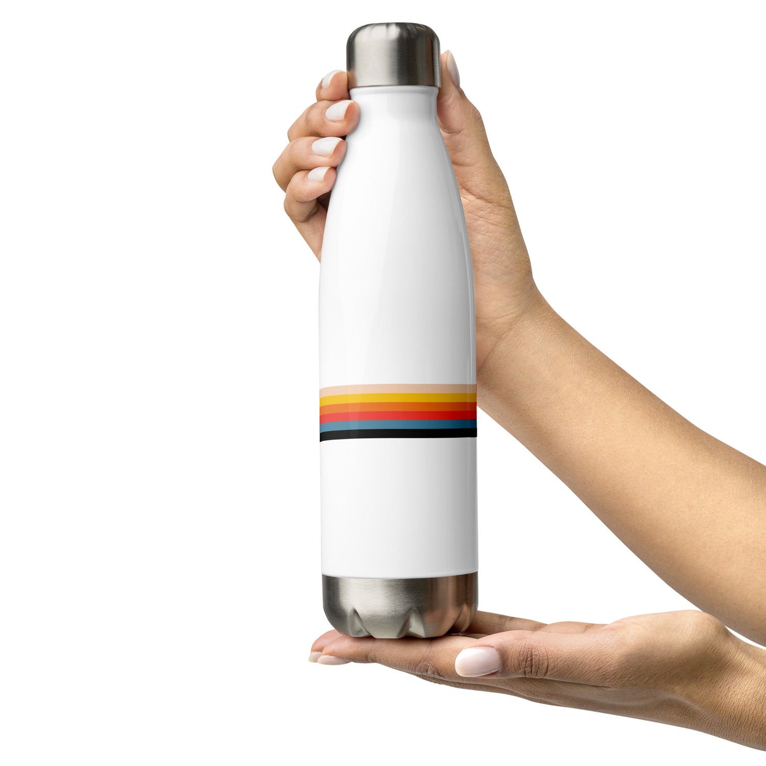 SmartLess Stripes Stainless Steel Water Bottle