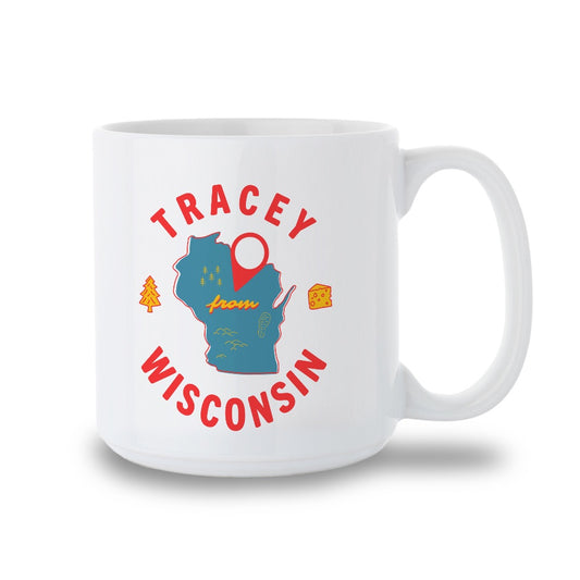 SmartLess Tracey From Wisconsin Large Coffee Mug-0