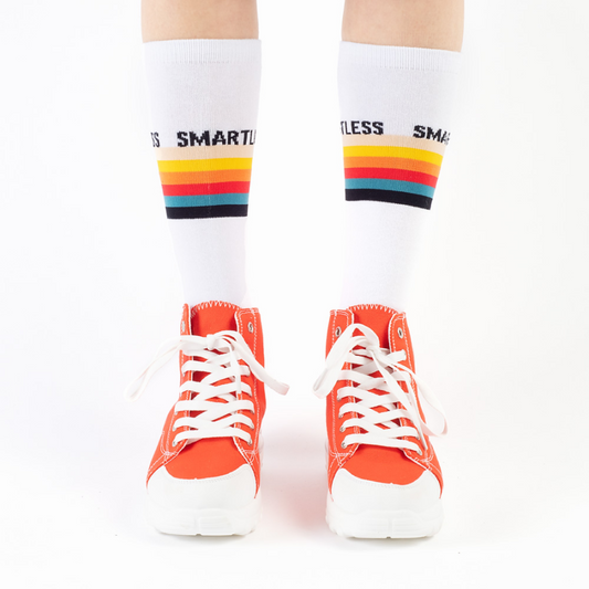 SmartLess Crew Athletic Socks-6
