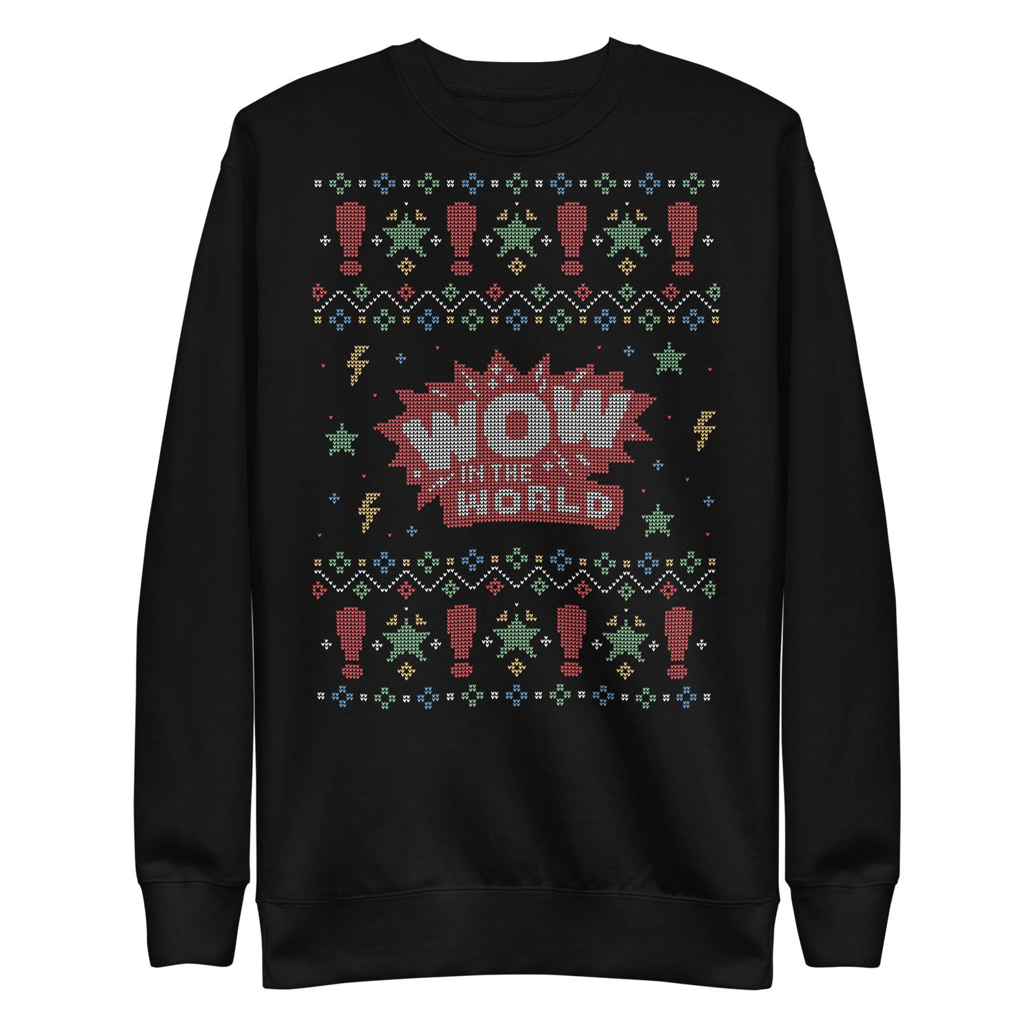 Wow in the World Holiday Unisex Fleece Pullover
