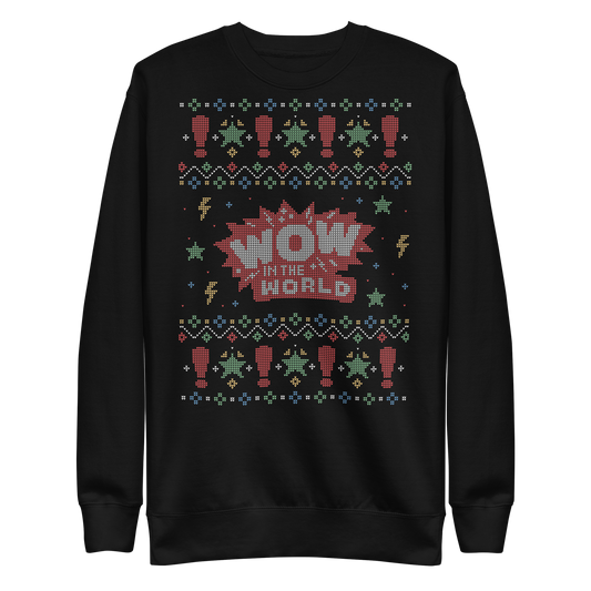 Wow in the World Holiday Unisex Fleece Pullover-1