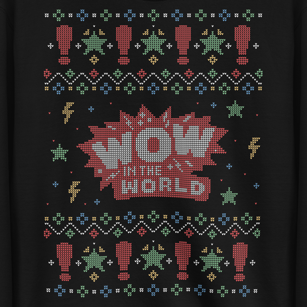 Wow in the World Holiday Unisex Fleece Pullover
