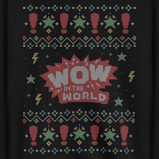 Wow in the World Holiday Unisex Fleece Pullover-2