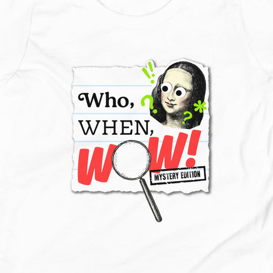 Who, When, WOW! Kids T-Shirt-1