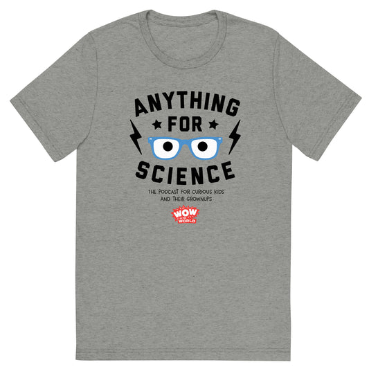 Wow in the World Anything For Science Unisex Tri-Blend T-Shirt-2