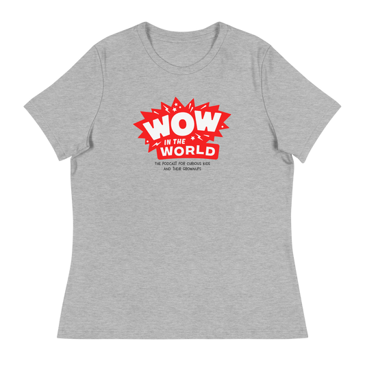 Wow in the World Logo Women Relaxed T-shirt-3