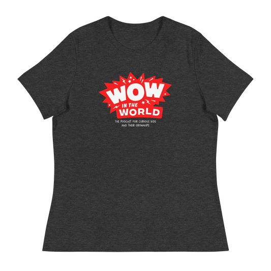 Wow in the World Logo Women Relaxed T-shirt-2