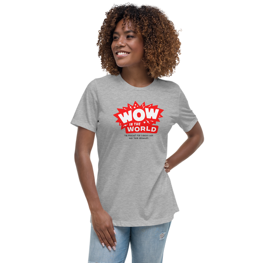 Wow in the World Logo Women Relaxed T-shirt-1