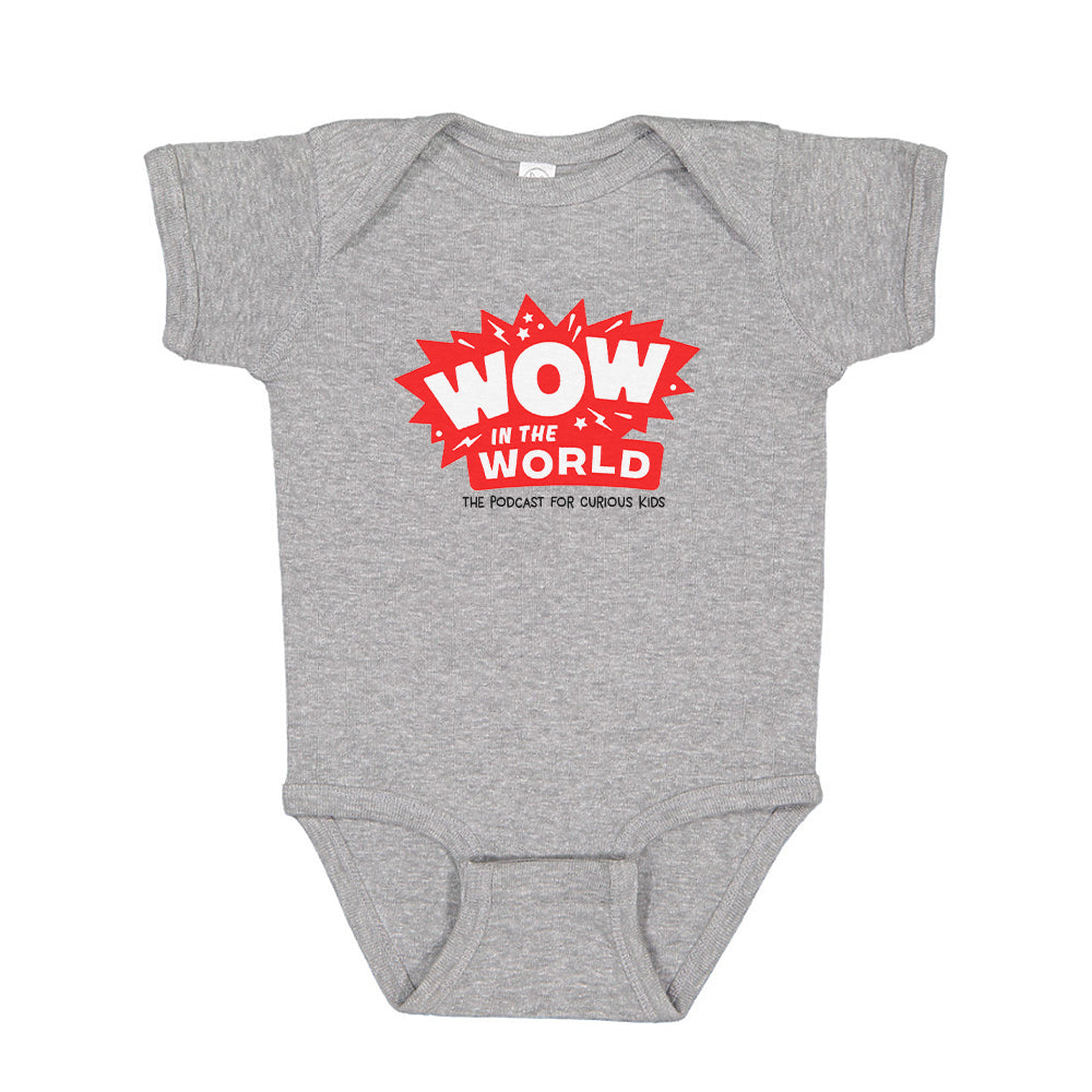 Wow in the World Logo Baby Bodysuit