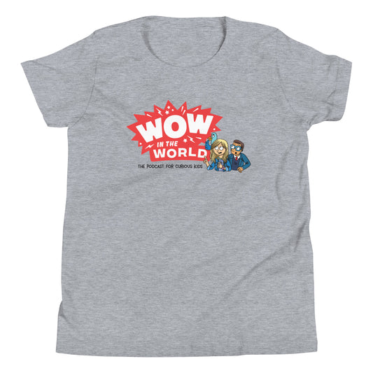 Wow in the World Logo Kids Short Sleeve T-Shirt-2