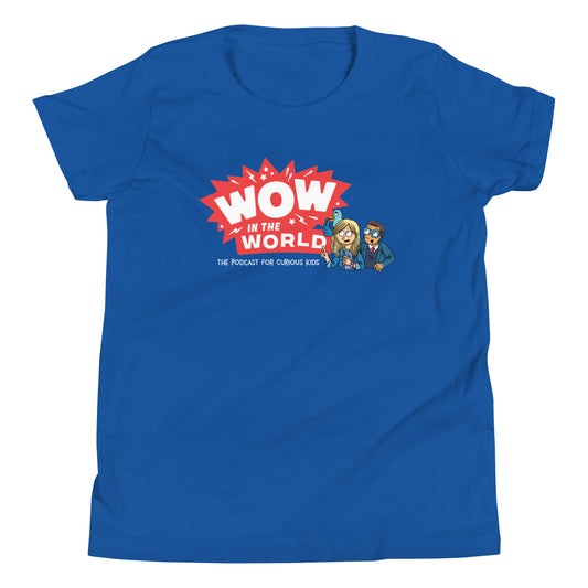Wow in the World Logo Kids Short Sleeve T-Shirt-3