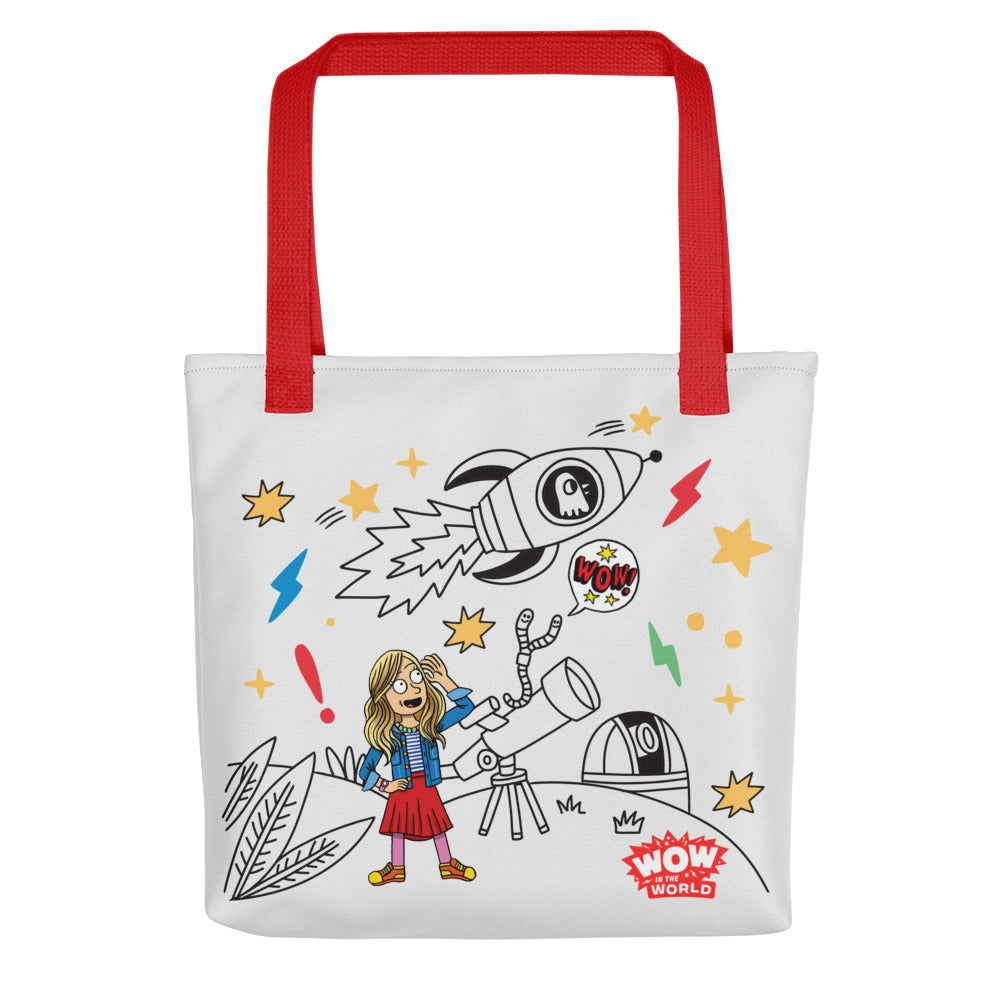 Wow in the World Tote Bag