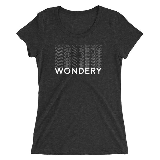 Wondery Repeating Women's Tri-Blend T-Shirt-1