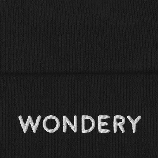 Wondery Logo Cuffed Beanie-1