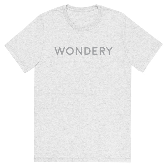 Wondery Logo Adult Tri-Blend T-Shirt-0