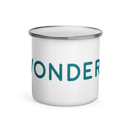 Wondery Logo Enamel Mug-0