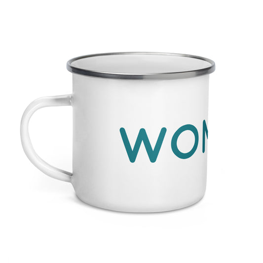 Wondery Logo Enamel Mug-1