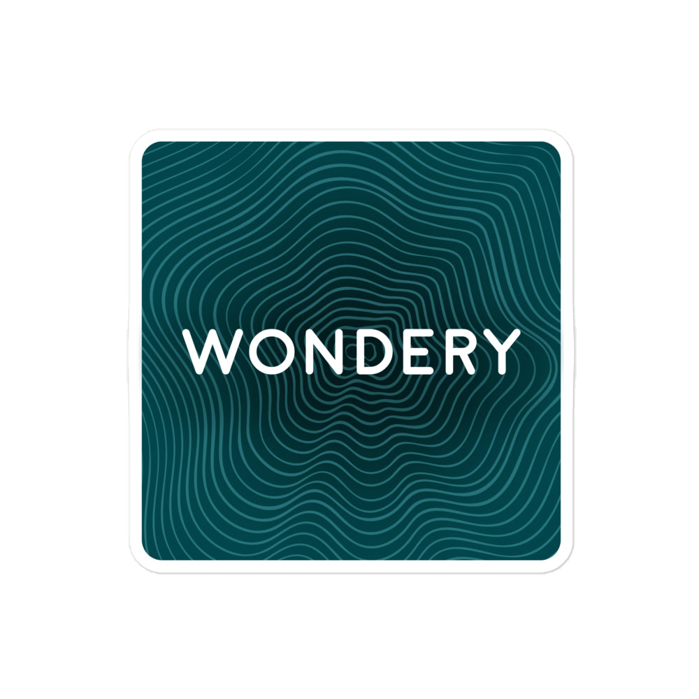 Wondery Logo Die Cut Sticker