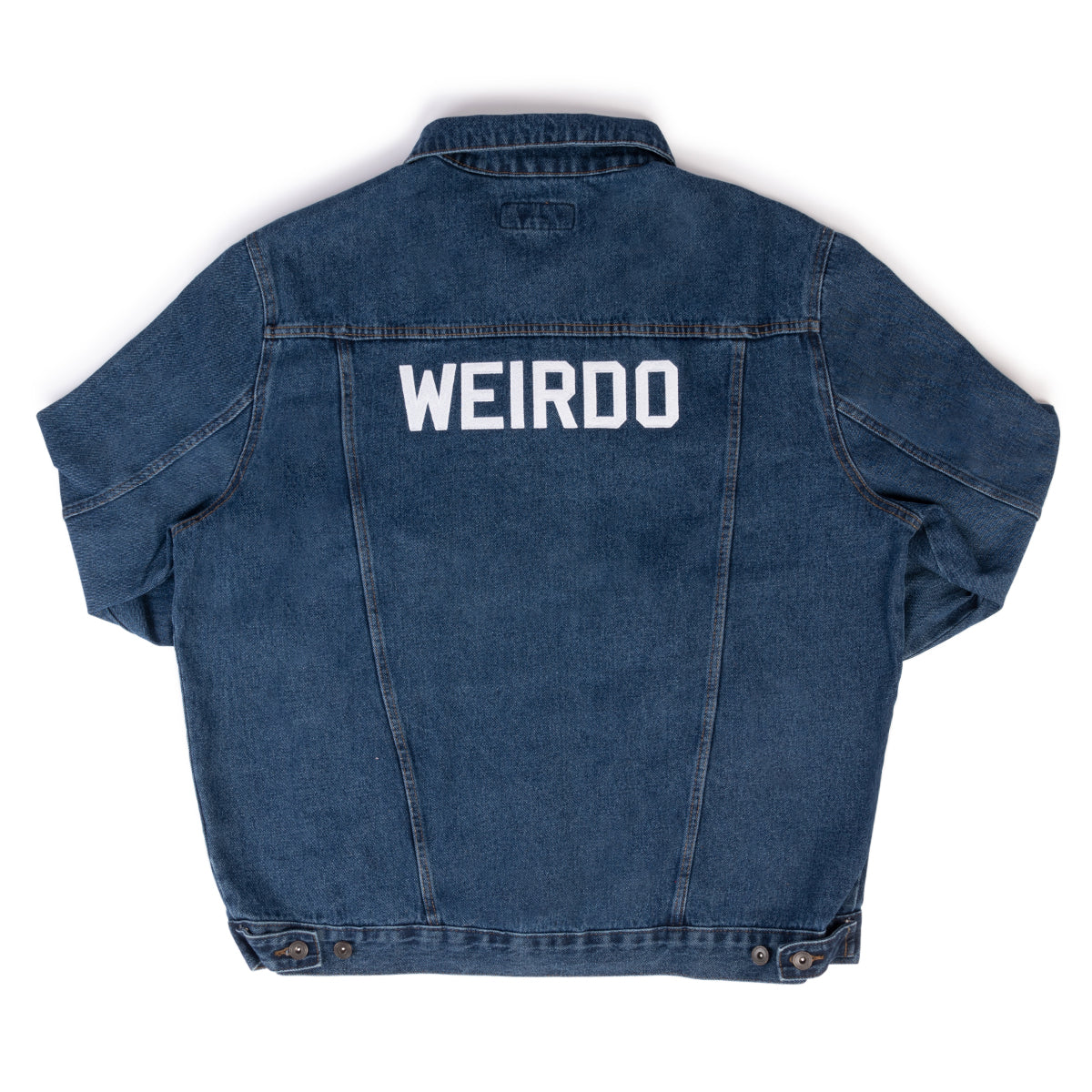 Morbid Weirdo Embroidered Denim Jacket
