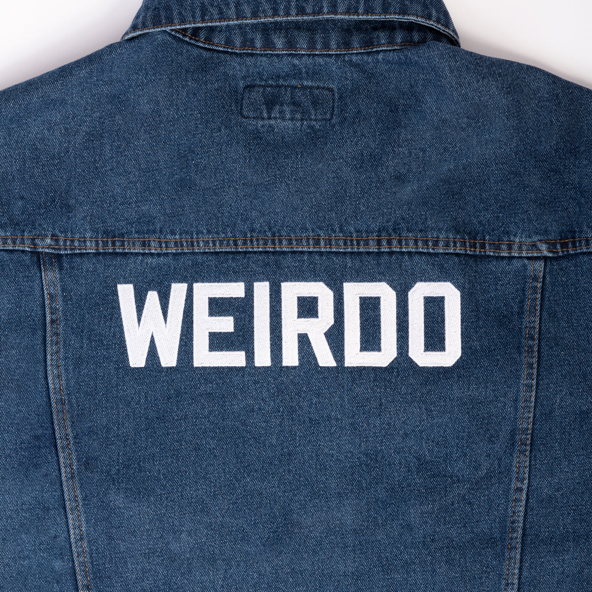 Morbid Weirdo Embroidered Denim Jacket